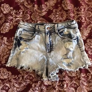 high waisted shorts